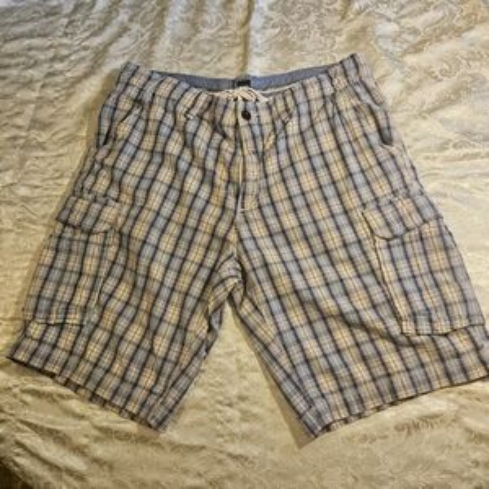 BOSS Hugo Boss Golf Plaid Short In Size 36R